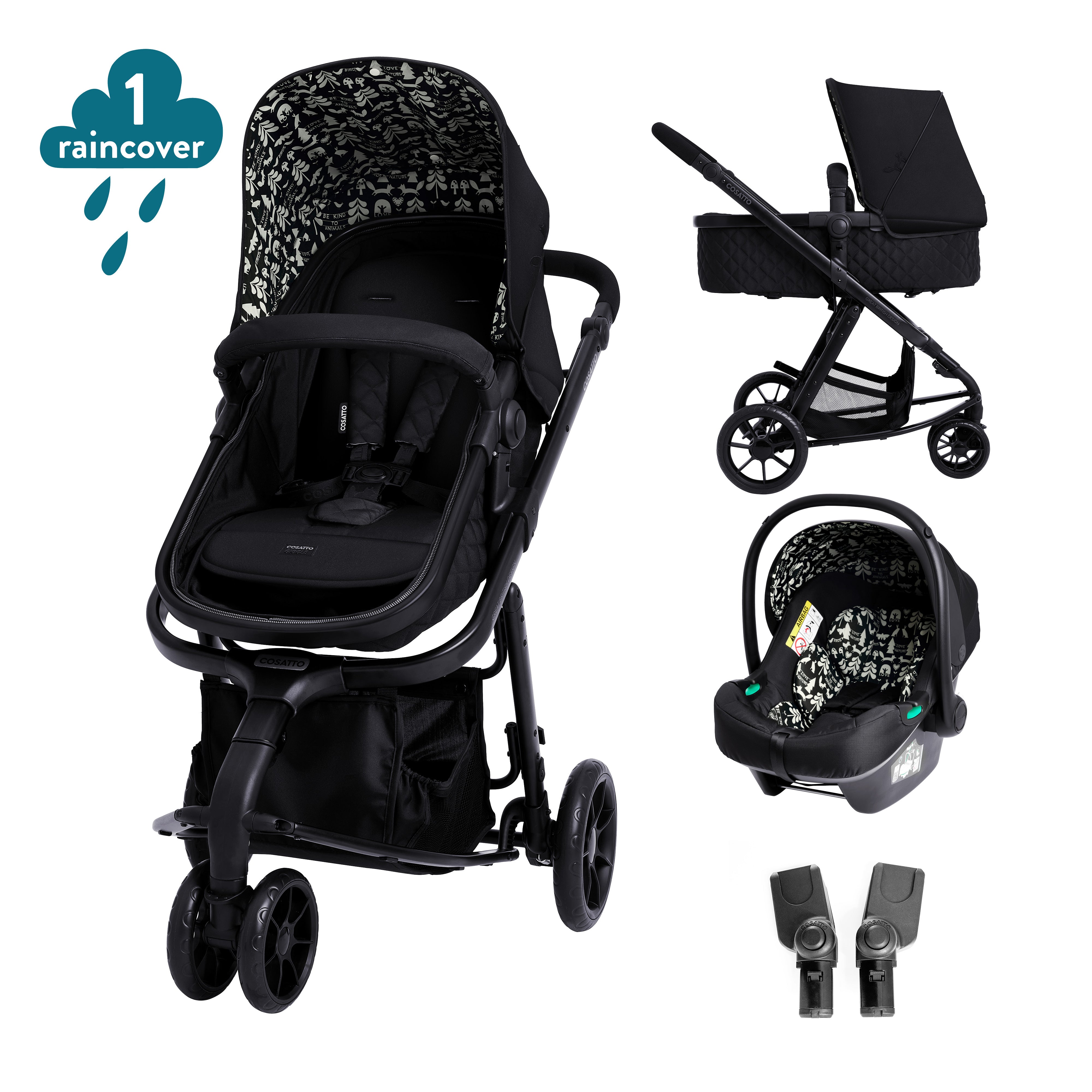 Giggle 2 in 1 i-Size Bundle Silhouette