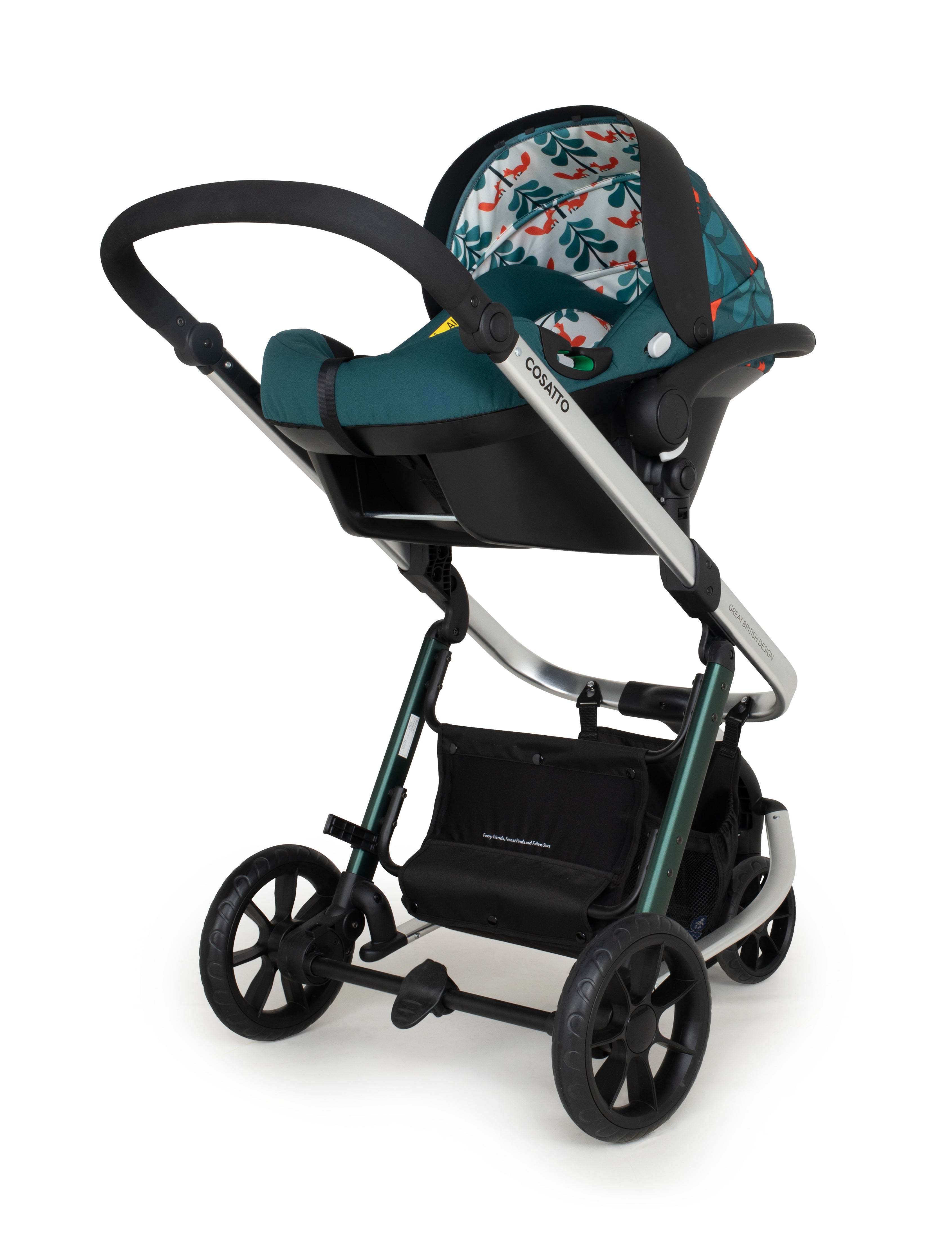 Giggle 3 in 1 Car Seat Bundle Fox Friends