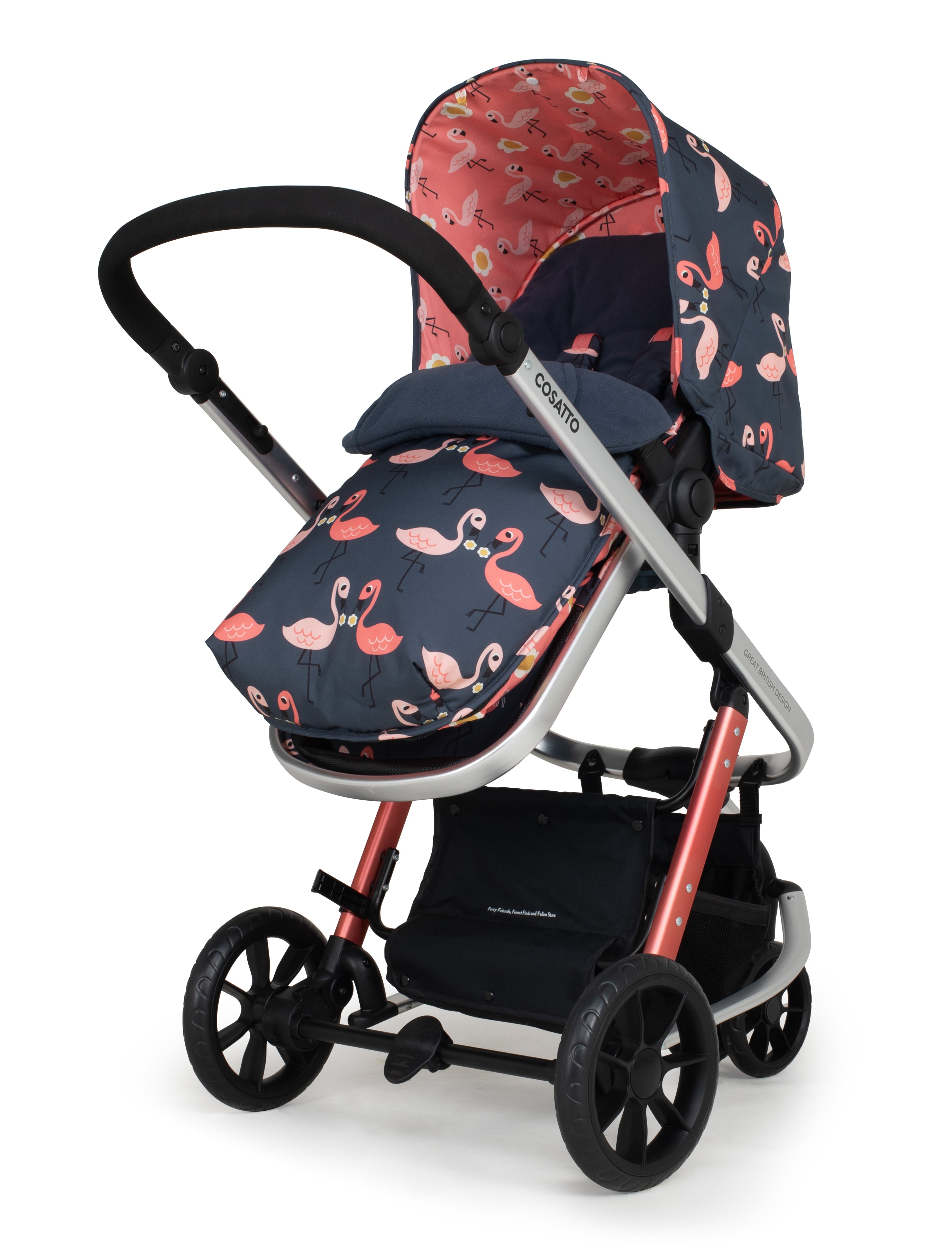 Giggle 3 in 1 i-Size Everything Bundle Pretty Flamingo