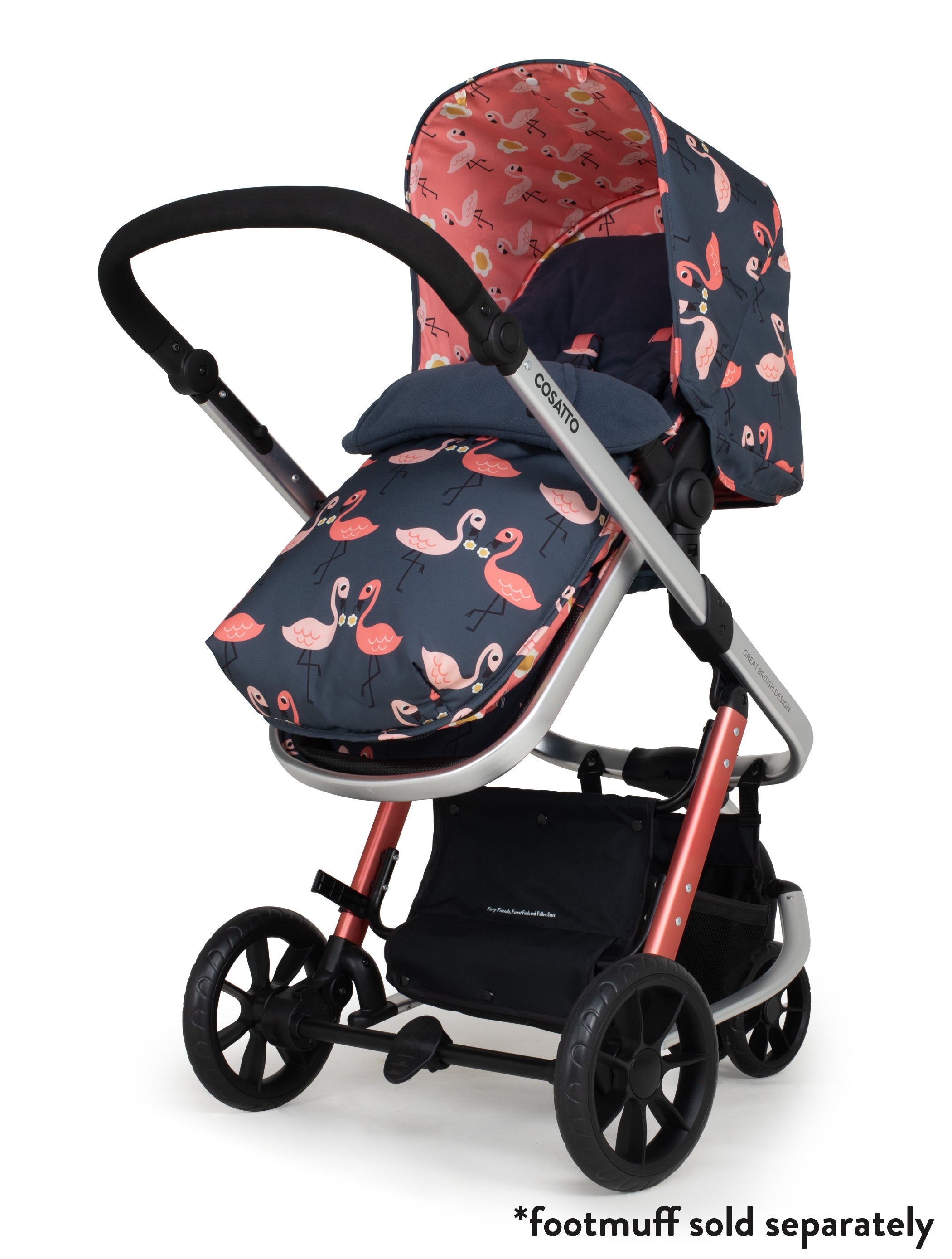 Giggle 3 in 1 Carseat Bundle Pretty Flamingo