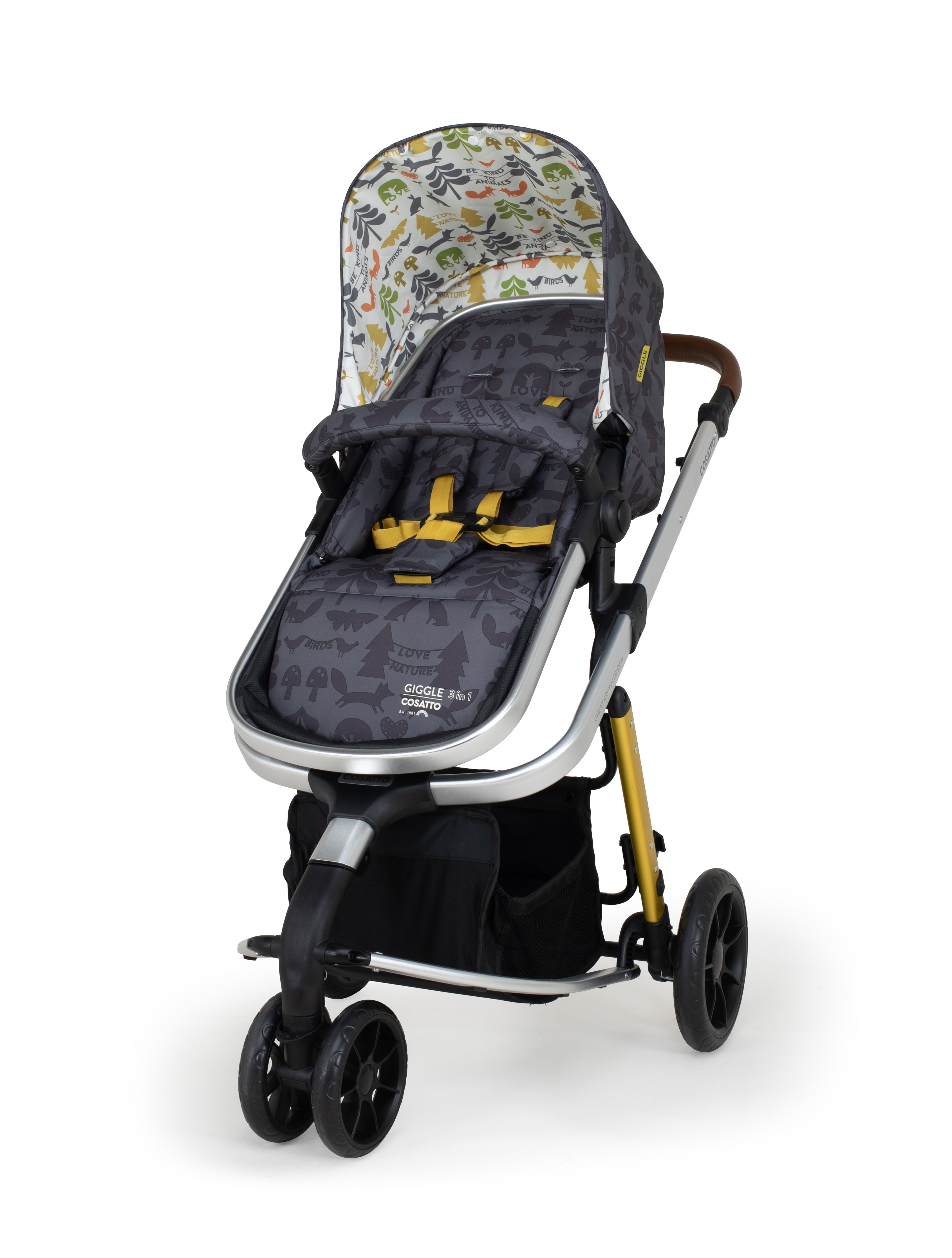 Giggle 3 in 1 Carseat Bundle Nature Trail