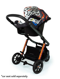 Giggle 3 Pram and Pushchair Charcoal Mister Fox