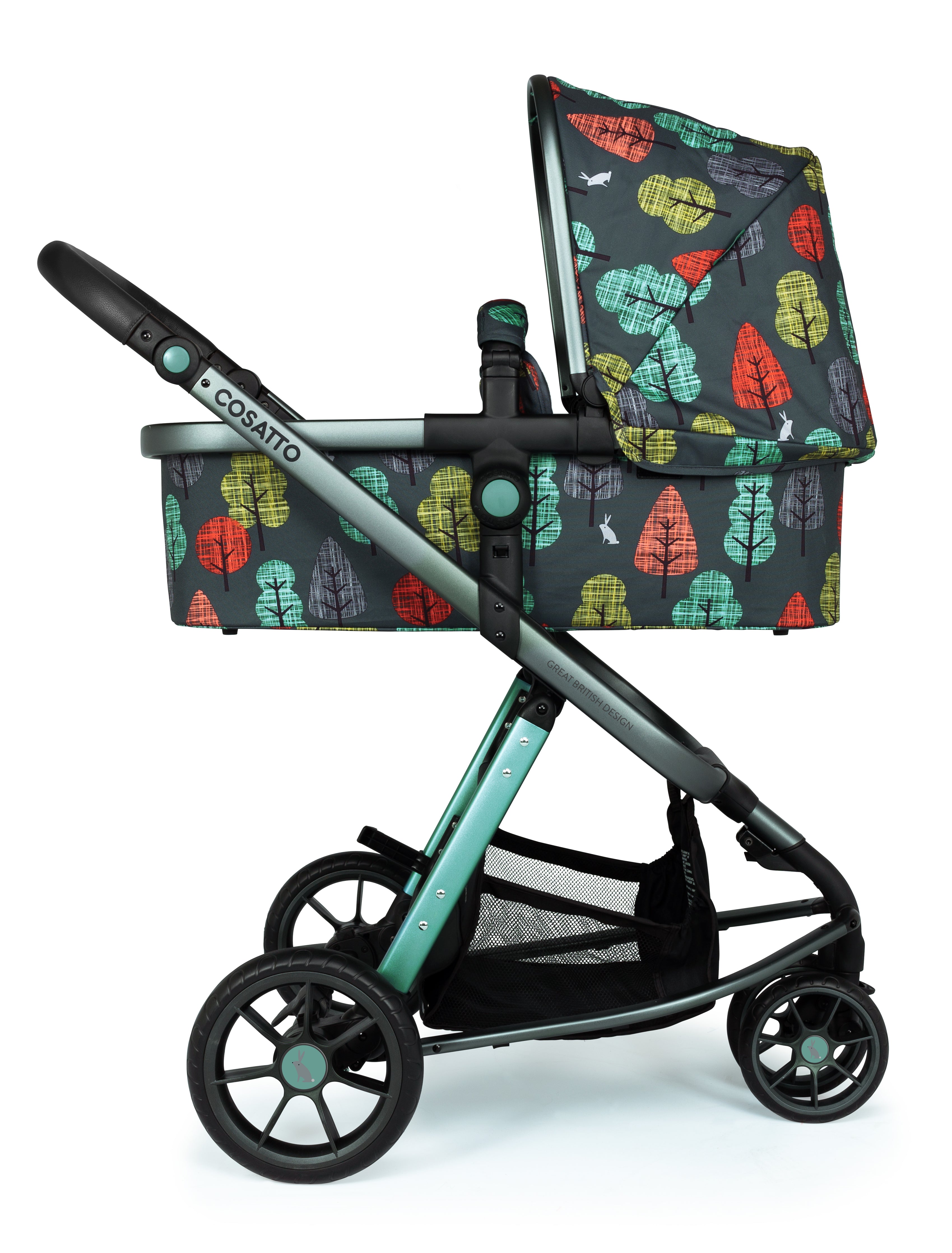 Giggle 3 Pram and Pushchair Hare Wood