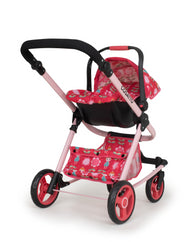 Giggle Quad Dolls Pram CarSeat Fairy Garden