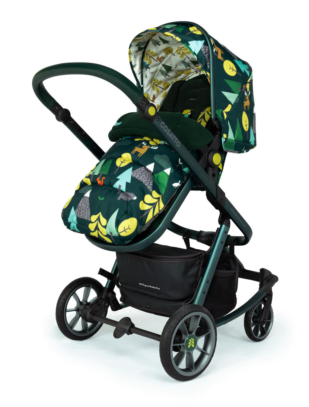 Giggle Quad with Footmuff Bundle Into The Wild