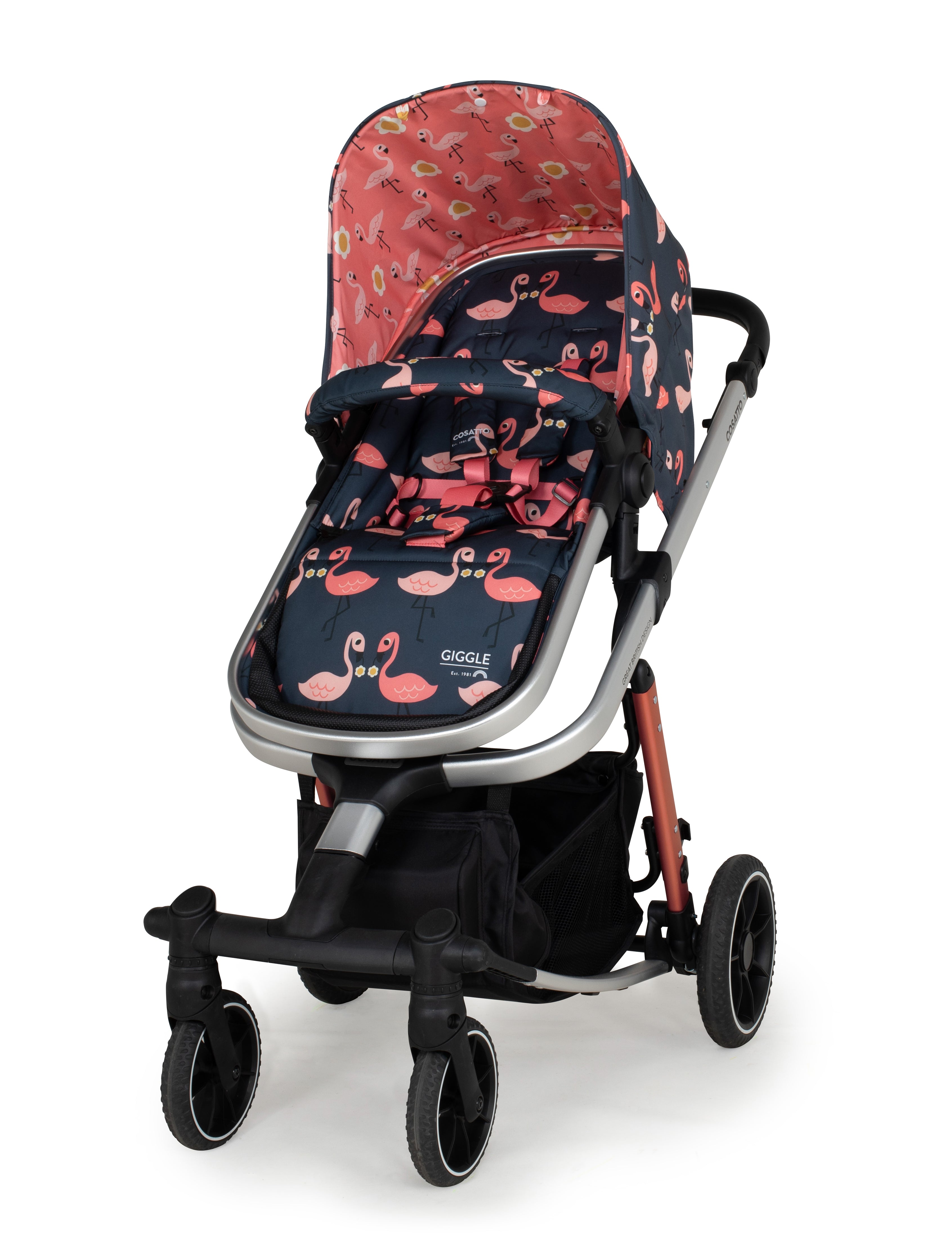 Giggle Trail 3 in 1 i-Size Pretty Flamingo