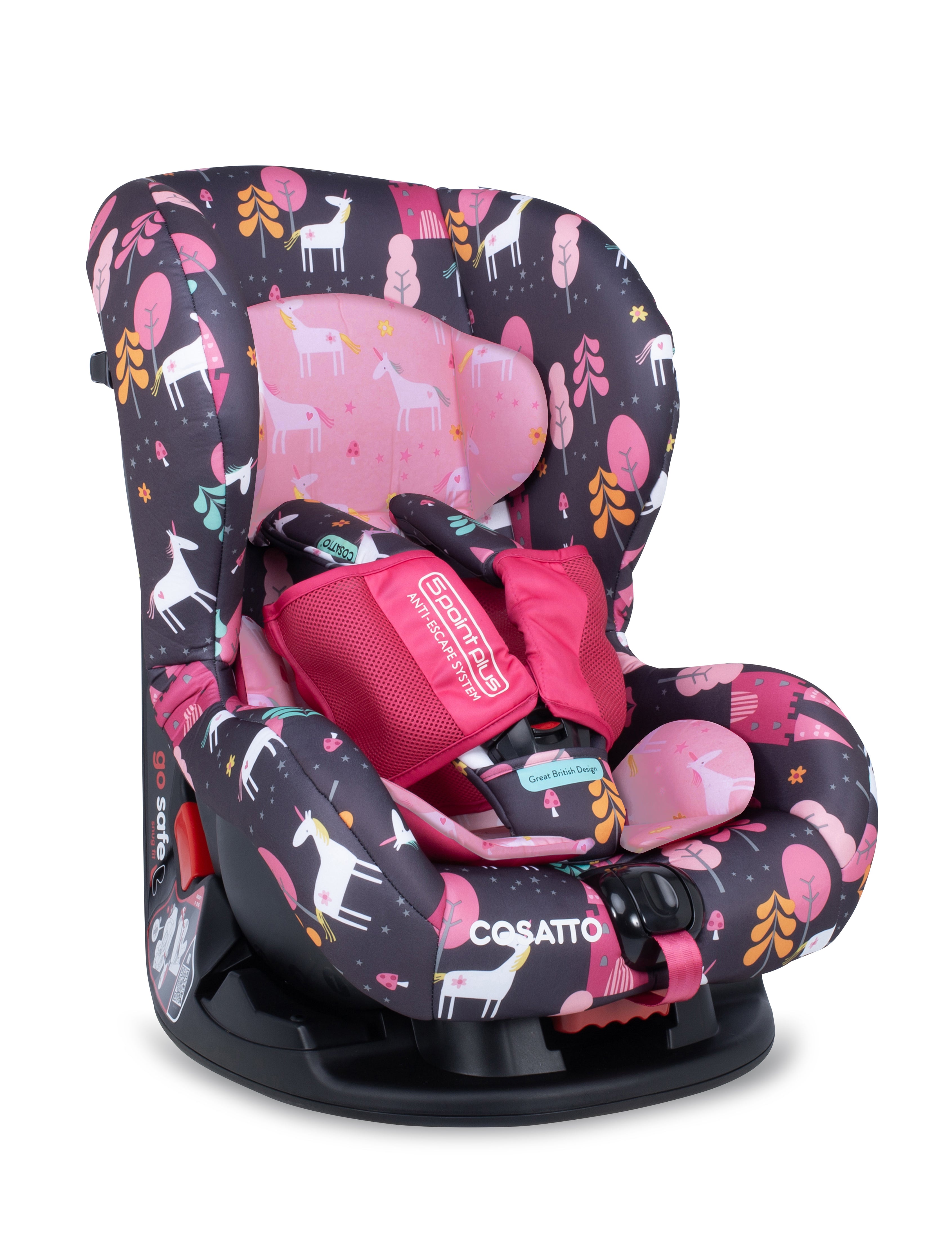 Moova 2 Group 1 Car Seat Unicorn Land Cosatto Ireland