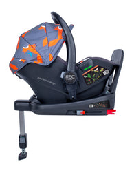 Wow XL Car Seat and i-Size Base Bundle Charcoal Mister Fox