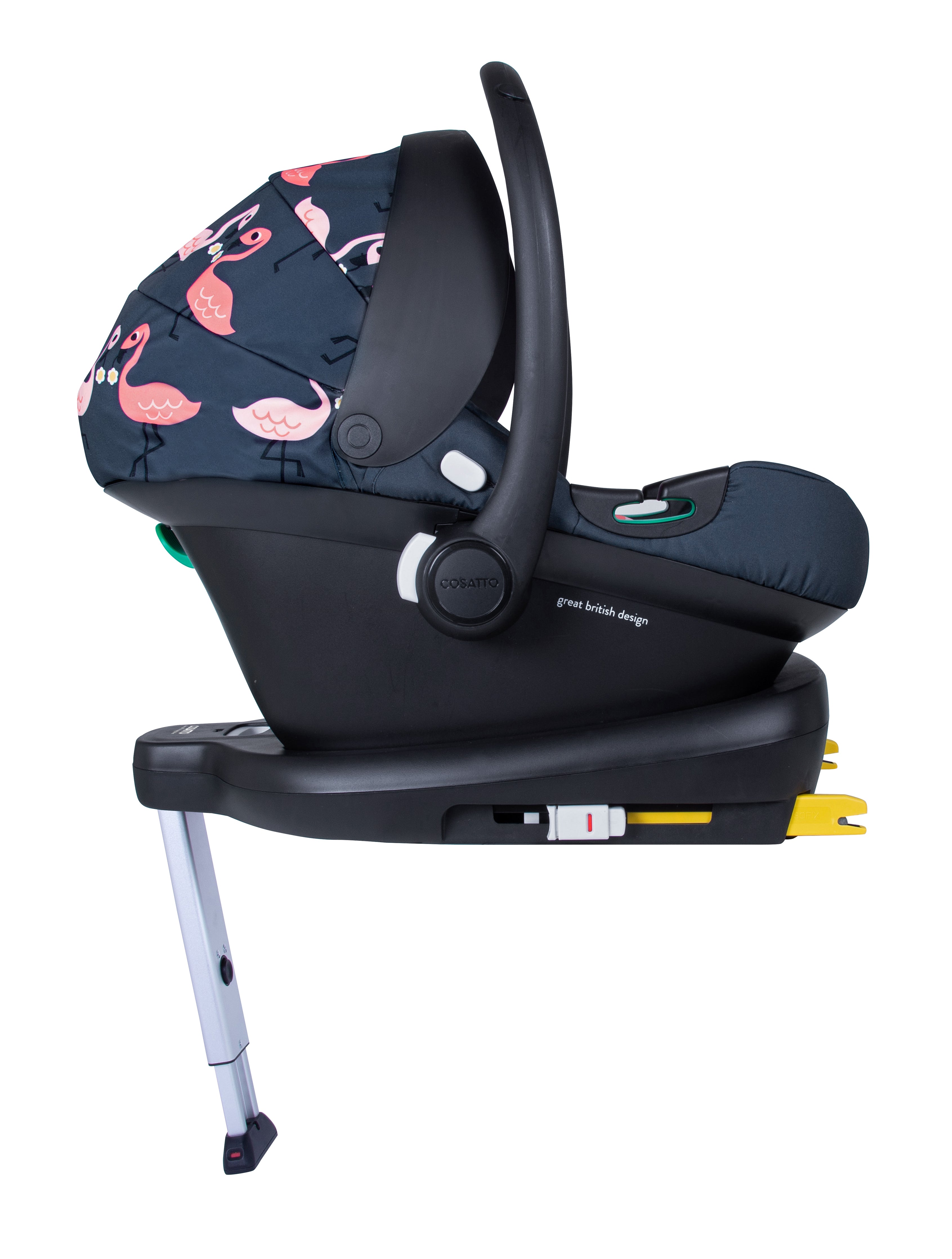 Giggle 3 in 1 i-Size Everything Bundle Pretty Flamingo