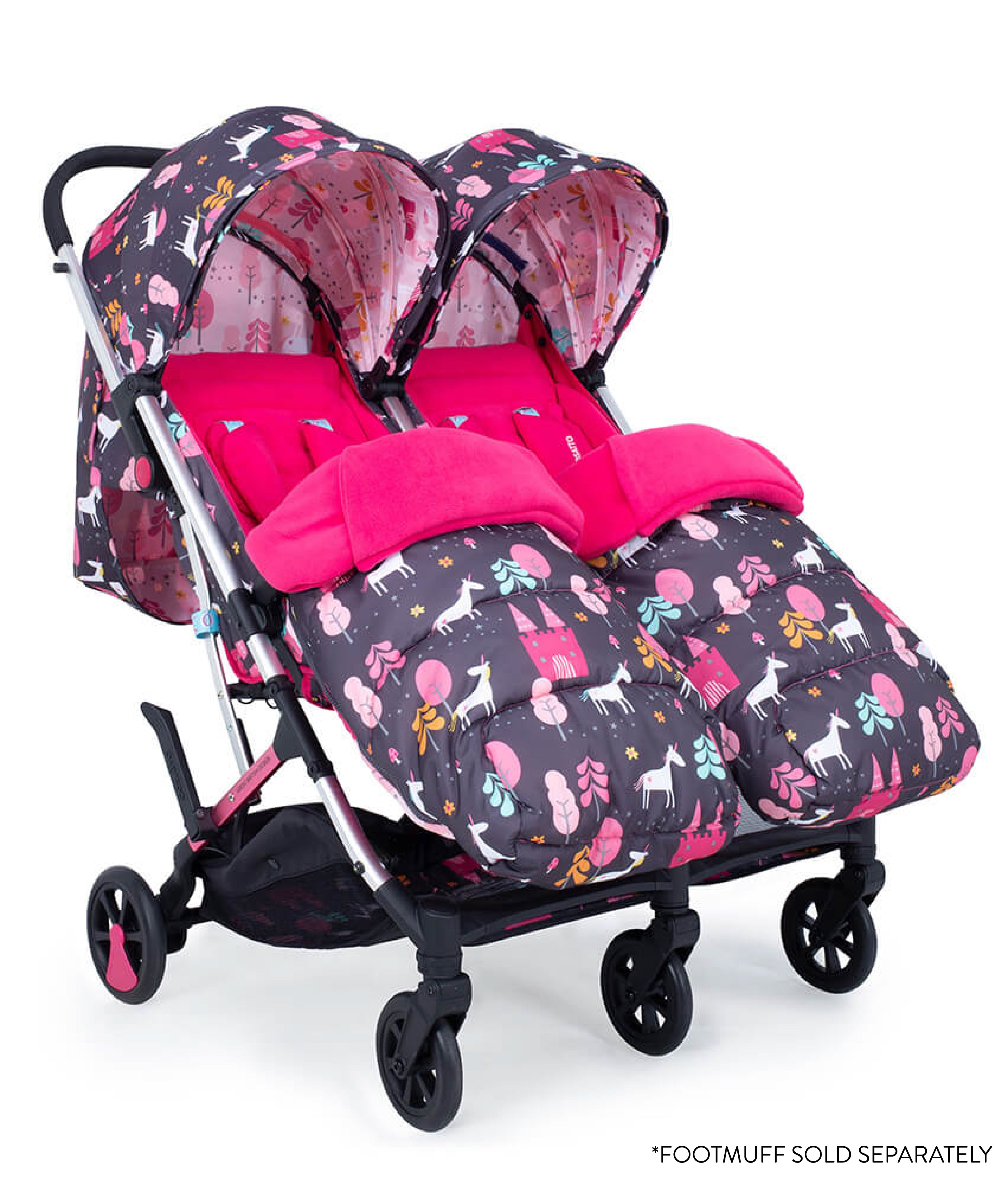 Woosh Double Stroller Unicorn Land – Cosatto Ireland
