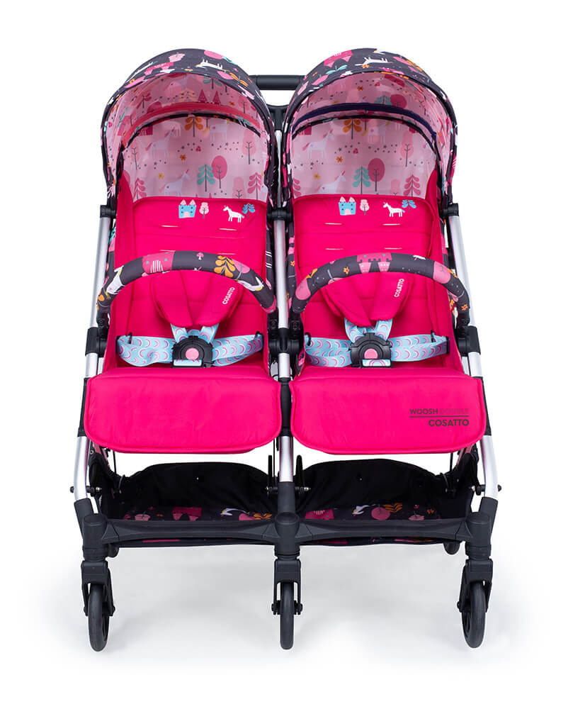 Woosh Double Stroller Unicorn Land Cosatto Ireland