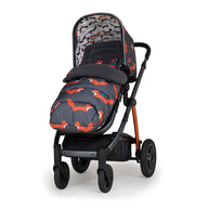 Wow 2 Car Seat Bundle Charcoal Mister Fox