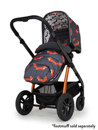 Wow 2 Pram and Pushchair Charcoal Mister Fox