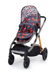 Wow XL Car Seat and i-Size Base Bundle Charcoal Mister Fox