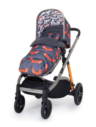 Wow XL Car Seat Bundle Charcoal Mister Fox (Acorn i-Size)