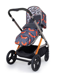 Wow XL Car Seat Bundle Charcoal Mister Fox (Acorn i-Size)