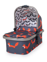 Wow XL Carrycot Charcoal Mister Fox