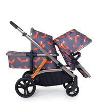 Wow XL Car Seat and i-Size Base Bundle Charcoal Mister Fox