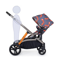 Wow XL Car Seat Bundle Charcoal Mister Fox (Acorn i-Size)