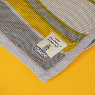 Cosatto Stripe Blanket Grey Yellow
