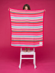 Cosatto Stripe Blanket Pink