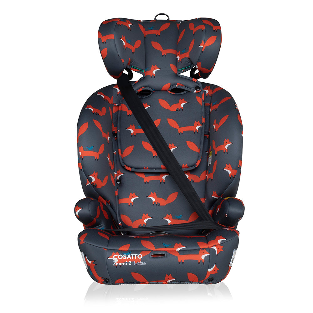 Zoomi 2 i-Size Car Seat Charcoal Mister Fox