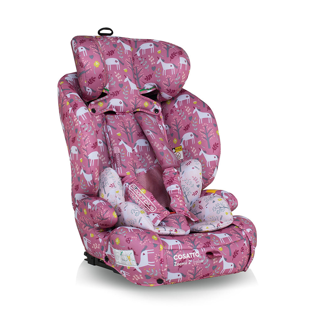 Zoomi 2 i-Size Car Seat Unicorn Garden