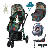 Giggle 3 Car Seat and i-Size Base Bundle Hare Wood