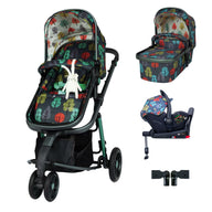 Giggle 3 Car Seat and i-Size Base Bundle Hare Wood