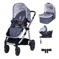Wow 2 Car Seat and i-Size Base Bundle Hedgerow