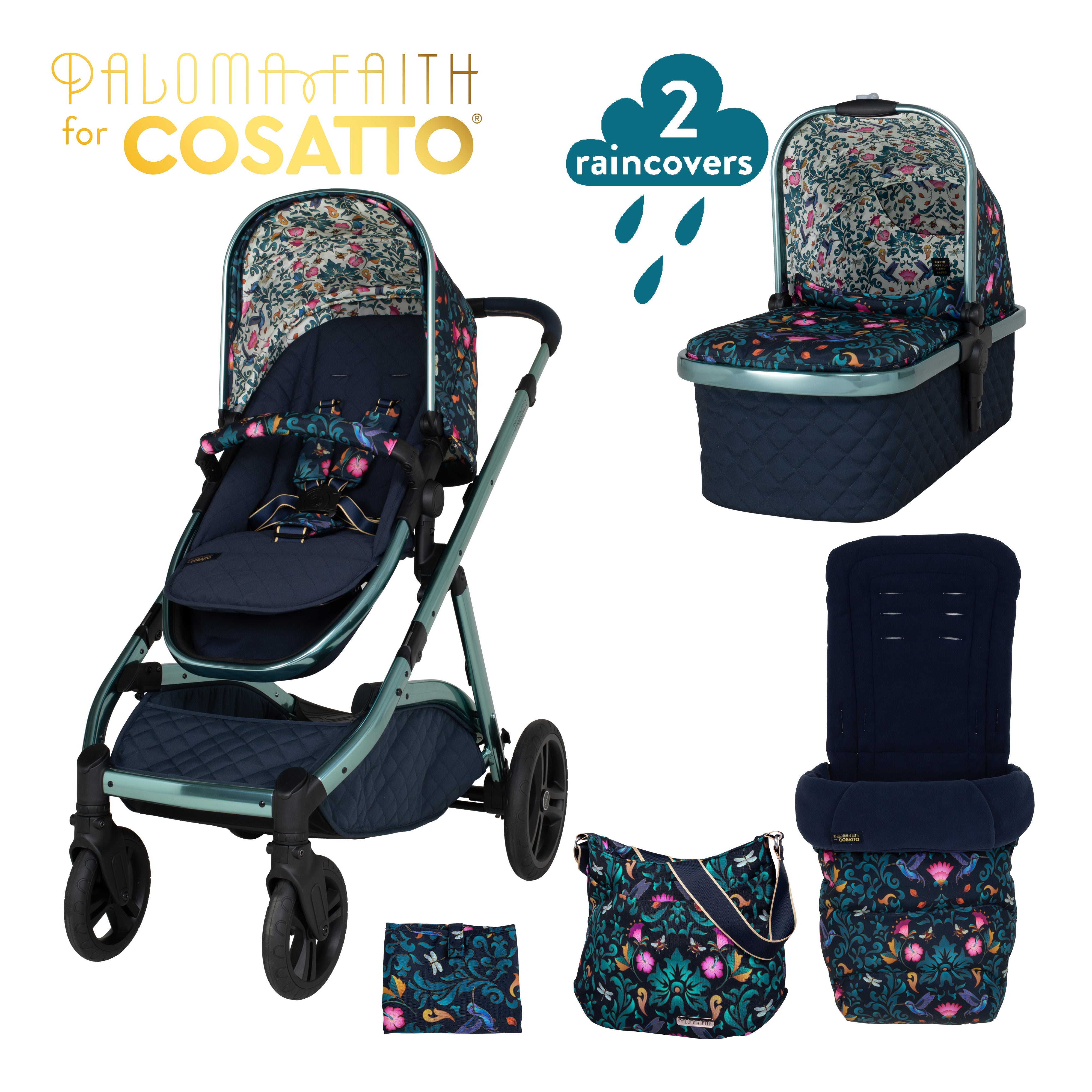 Wow XL Pram and Accessories Bundle Wildling - Main Image
