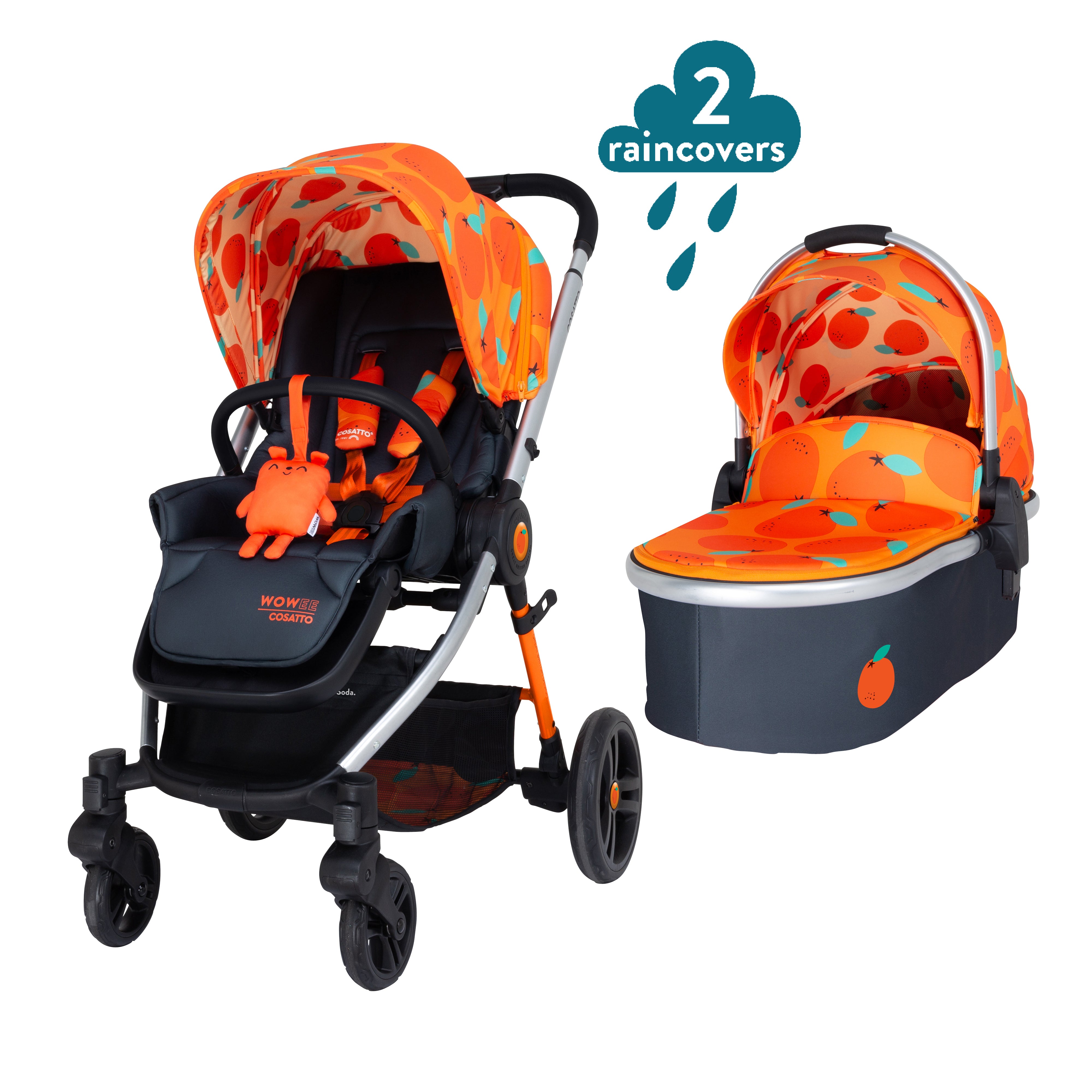 Wowee Pram & Pushchair Bundle So Orangey