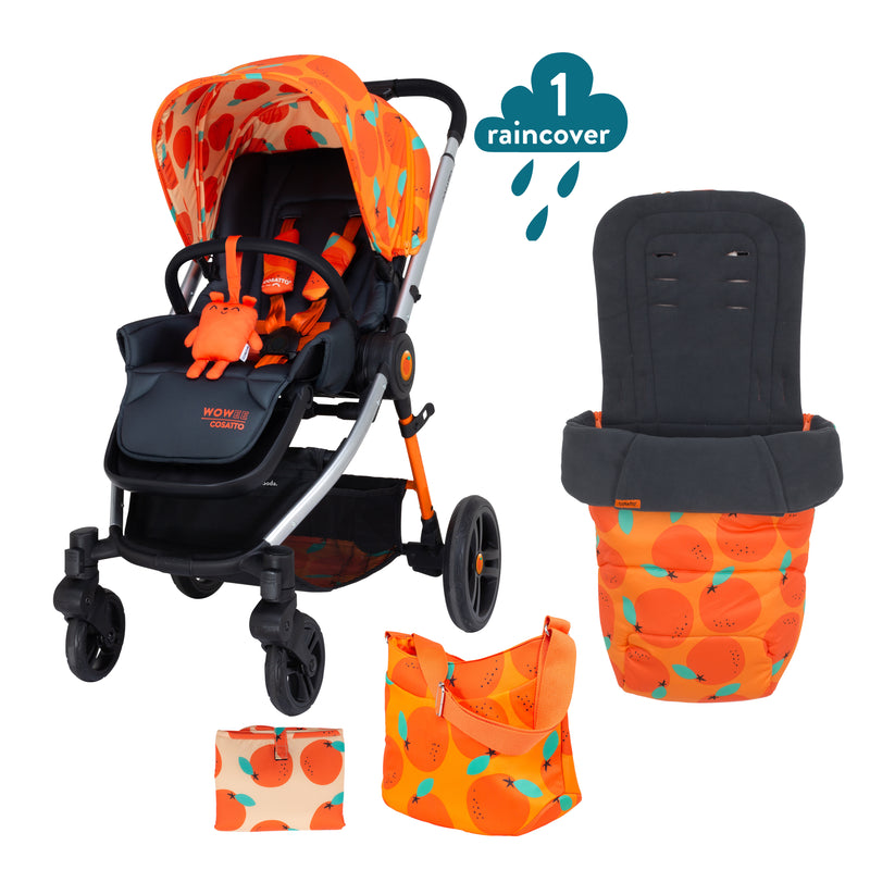 CT5057 Wowee Pushchair and Accessory Bundle So Orangey - Bundle - Cosatto Ireland