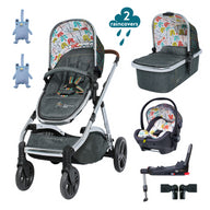 Wow XL Car Seat and i-Size Base Bundle Nordik